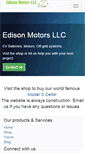 Mobile Screenshot of edisonmotors.net